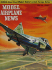 Model Airplane News Cover for April, 1956 by Jo Kotula Convair F-102 Delta Dagger 