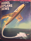 Model Airplane News Cover for April, 1957 by Jo Kotula Chance-Vought SSM-N-8 Regulus 
