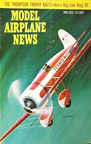 Model Airplane News Cover for April, 1958 by Jo Kotula Travelair Texaco No. 13 