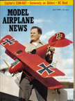 Model Airplane News Cover for April, 1959  