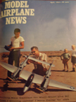 Model Airplane News Cover for April, 1964  