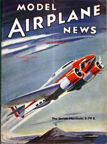 Model Airplane News Cover for August, 1939 by Jo Kotula Savoia-Marchetti S79E 