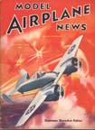 Model Airplane News Cover for August, 1940 by Jo Kotula Grumman XF5F Skyrocket 