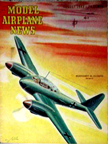 Model Airplane News Cover for August, 1943 by Jo Kotula Messerschmitt Bf110 Eisenseiten 