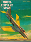 Model Airplane News Cover for August, 1951 by Jo Kotula North American F-86 Sabre 