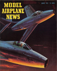Model Airplane News Cover for August, 1952 by Jo Kotula Dassault Mysterre 