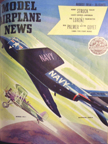 Model Airplane News Cover for August, 1954 by Jo Kotula Boeing F4B4 (P12) 