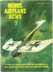 Model Airplane News Cover for August, 1964 by Jo Kotula Etrich-Rumpler Taube 