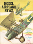 Model Airplane News Cover for August, 1966 by Jo Kotula Rumpler C. V. 