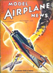 Model Airplane News Cover for December, 1940 by Jo Kotula Grumman G36 A 