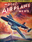 Model Airplane News Cover for December, 1941 by Jo Kotula Handley-Page HP.57 Halifax 