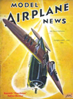 Model Airplane News Cover for February, 1941 by Jo Kotula Republic (Seversky) P-35 Guardsman 