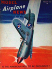 Model Airplane News Cover for February, 1942 by Jo Kotula Curtiss P-40 