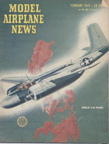 Model Airplane News Cover for February, 1945 by Jo Kotula Douglas A-26 Invader 