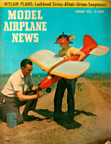 Model Airplane News Cover for February, 1956  