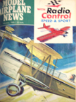 Model Airplane News Cover for January, 1954 by Jo Kotula Curtiss Falcon Civilian Transport 