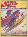 Model Airplane News Cover for January, 1932 by Jo Kotula Fairey F-3 Campania 