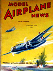 Model Airplane News Cover for January, 1940 by Jo Kotula Douglas D8-7-B3 (A20) Havoc 