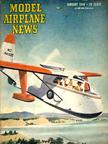 Model Airplane News Cover for January, 1946 by Jo Kotula Republic RC-3 Seabee 