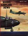 Model Airplane News Cover for January, 1952 by Jo Kotula North American AJ (NA-146) Savage 
