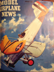 Model Airplane News Cover for January, 1954 by Jo Kotula Curtiss F8C Falcon (Helldiver) 