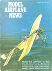 Model Airplane News Cover for January, 1964 by Jo Kotula Bleriot XI La Manche 