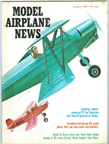 Model Airplane News Cover for January, 1968 by Jo Kotula Frank Smith Miniplane 