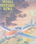 Model Airplane News Cover for  July 1946 by Jo Kotula   North American Navion 