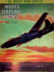 Model Airplane News Cover for July, 1947 by Jo Kotula Martin P4M Mercator 