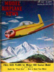 Model Airplane News Cover for July, 1948 by Jo Kotula AFA Streak 225 