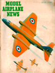 Model Airplane News Cover for July, 1951 by Jo Kotula English Electric Canberra B-57 Bomber 