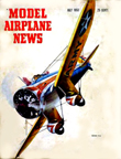 Model Airplane News Cover for July, 1953 by Jo Kotula Boeing P-26 peashooter 