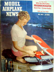 Model Airplane News Cover for July, 1954  
