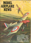 Model Airplane News Cover for July,1965 by Jo Kotula Moraine-Saulnier Type N Bullet 