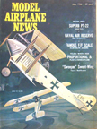 Model Airplane News Cover for July, 1966 by Jo Kotula A.E.G B. I and C. I 