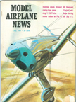 Model Airplane News Cover for July, 1967 by Jo Kotula Ryan STM 