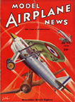 Model Airplane News Cover for June, 1936 by Jo Kotula Dewoitine D.27 (Var D.535) 