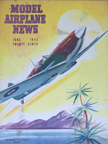 Model Airplane News Cover for June, 1943 by Jo Kotula Supermarine Spitfire 
