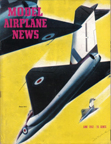 Model Airplane News Cover for June, 1952 by Jo Kotula Gloster Javelin 
