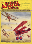 Model Airplane News Cover for March, 1932 by Jo Kotula Fokker Dr. I Dreidecker (Triplane) 
