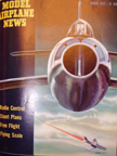 Model Airplane News Cover for March, 1952 by Jo Kotula Republic XF-91 Thunderceptor 