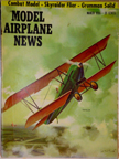 Model Airplane News Cover for March, 1956 by Jo Kotula Travel Air Model 2000 Biplane 