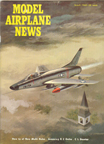 Model Airplane News Cover for March, 1962 by Jo Kotula North American F-100 Super Sabre 
