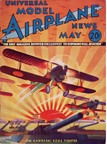 Model Airplane News Cover for May, 1934 by Jo Kotula Kawasaki KDA-5 Type 92 