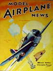 Model Airplane News Cover for May, 1941 by Jo Kotula Brewster F2A Buffalo 
