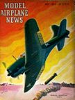 Model Airplane News Cover for May, 1943 by Jo Kotula Douglas SBD Dauntless 