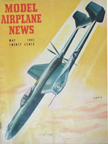 Model Airplane News Cover for May, 1945 by Jo Kotula Vultee XP54 Swoose Goose 
