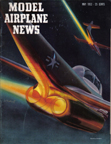 Model Airplane News Cover for May, 1952 by Jo Kotula Northrop F-89 Scorpion 