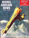 Model Airplane News Cover for Maay, 1955 by Jo Kotula Wedell-Williams No. 92 The Utican 