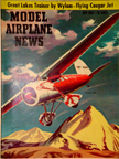 Model Airplane News Cover for May, 1956 by Jo Kotula Lockheed Vega 